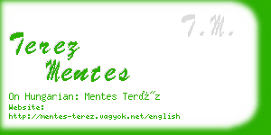 terez mentes business card